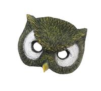 Maschera Owl di Halloween - Copertina per il viso per la stampa animale per il cosplay per feste natalizie, Prop di costume creativo | Maschera di gufo decorativo per adulti bambini ingannati o tratta