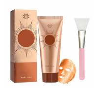 Maschera peel-off anti-imperfezioni alle erbe, maschera peel-off anti-acne, maschera anti-età, nutre in profondità e restringe i pori, adatta a tutti i tipi di pelle, include pennello