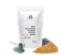 Maschera Peel-Off Antinquinamento Traslucida per la Cura del Viso Idratante. Trattamento Detox con Petali di Fiori e Alginati Naturali al 100%. Maschera Calmante - 200 g