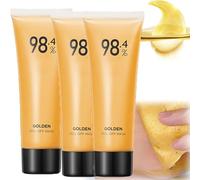 Maschera peel off in lamina d'oro Maschera per il viso in oro al 98,4% Maschera per il viso anti-età Rimuove i punti neri Maschera per la pulizia profonda dei pori Maschera per il viso idratante e ras