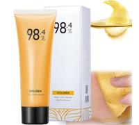 Maschera peel off in lamina d'oro Maschera per il viso in oro al 98,4% Maschera per il viso anti-età Rimuove i punti neri Maschera per la pulizia profonda dei pori Maschera per il viso idratante e ras