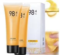 Maschera peel off in lamina d'oro Maschera per il viso in oro al 98,4% Maschera per il viso anti-età Rimuove i punti neri Maschera per la pulizia profonda dei pori Maschera per il viso idratante e ras
