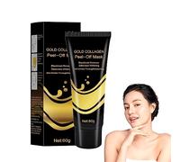 Maschera peel-off in oro 24k giovanile Maschera per il viso di pulizia profonda Maschera al collagene d'oro Maschere facciali idratanti profonde Maschere per peeling viso antietà per tutti i tipi di p