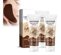 Maschera Peel Off Schiarente Adera, Maschera Peel Off Adera, Maschera Peel Off Alla Niacinamide E Cioccolato, Maschera Peel-Off Illuminante E Idratante, Adatta A Tutti (3pcs)