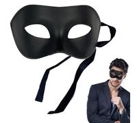 Maschera per adulti, maschera per travestimenti retrò copricapo a metà viso