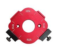 Maschera per angolo del router, modello di fresa per maschera per raggio - Morsetto rimovibile per modello di instradamento del raggio di mezzo angolo | Fresatura sicura di mezzo angolo con morsetto r