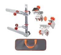 Maschera per armadietto, strumento di installazione hardware per armadio, kit di installazione scorrevole regolabile strumento di allineamento per mobili carpenteria lavorazione del legno cassettiera