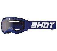 Shot Rocket Kid 2.0 Occhiali da motocross, bianco-blu per bambini