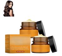 Maschera per capelli al collagene, maschera idratante profonda, esalta la lucentezza naturale, riparatrice anti-crespo, per capelli secchi e danneggiati