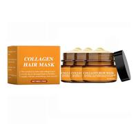 Maschera per capelli al collagene per capelli secchi e danneggiati, maschera estremamente nutriente, trattamento anti-crespo idratante e riparatore (3pcs)