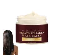 Maschera per capelli alla cheratina e al collagene per capelli secchi e danneggiati, cura nutriente per capelli lucenti, cura idratante alla cheratina per capelli ribelli 1 pezzo