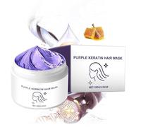 Maschera Per Capelli Alla Cheratina Viola, Condizionamento Profondo, Migliora Il Crespo, Attiva Le Radici Dei Capelli, Idrata E Ripristina La Morbidezza, Ripara La Cheratina (1pcs)