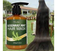 Maschera per capelli alla Rosmarino e Menta, Maschera Balsamo Profonda MELAO con Rosmarino e Menta, Nutre e Rafforza i Capelli Secchi e Crespi, Aggiunge Lucentezza, Morbidezza e Setosità Estrema, Idra