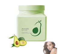 Maschera per capelli all'avocado, trattamento idratante e riparatore intensivo, crema per capelli morbidi e lucenti per tutti i tipi di capelli