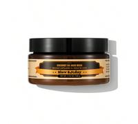 Maschera per capelli all'olio di cocco, cocco, anti-crespo, nutriente, mantiene i capelli morbidi e lucidi, adatta a tutti i tipi di capelli, buona scelta per le vacanze, la spiaggia, gli elementi ess