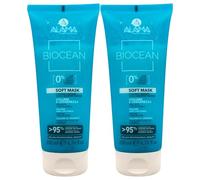 Maschera Per Capelli BIOCEAN Per Tutti i Tipi Di Capelli. Dona Volume e Leggerezza, Con Alga e Acqua Marina 200ml (2 Unità)