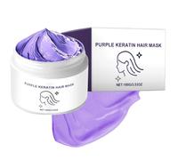 Maschera per capelli cheratina viola di Detroitrain, condizionatore idratante di Detroitrain, maschera per capelli viola per peli danneggiati, idrati e ripristina la morbidezza (1Pcs)