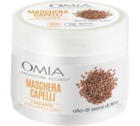 Maschera Per Capelli Eco Bio Con Olio Di Semi Di Lino, Trattamento Ristrutturante Per Capelli Fragili E Secchi, Maschera Per Lavaggi Frequenti, (2 FLACONI DA 250ML)
