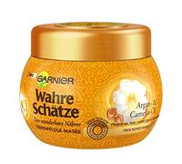 Maschera per capelli Garnier Vero tesoro, trattamento intensivo per capelli (con olio di Argan e olio di camelia - per capelli secchi), 1 x 300 ml.