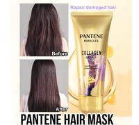 Maschera per capelli Pantene, per riparare capelli danneggiati, ridurre crespo e doppie punte, nutrimento profondo, 1 pezzo da 150ml, contiene pro-vitamina B5, aminoacidi, fattore di riparazione, ripa