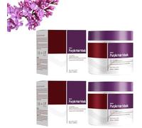 Maschera per capelli viola, 100 ml, collagene maschere per il trattamento dei capelli, nutrire, illuminare i capelli, riparare la forza e la lucentezza, rendere i capelli morbidi e setosi. Sicuro da