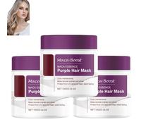 Maschera per capelli viola alla maca, maschera per capelli viola all'essenza di maca, maschera per capelli al collagene viola, maschera per capelli viola, idrata e ripara i capelli