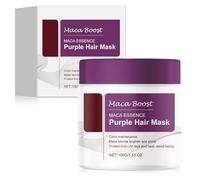 Maschera per capelli viola collagene,Maca essenza viola maschera per capell | Repair ialuronico,Neutralizza la sfumatura gialla, ripara i danni dei capelli,Nutre i capelli biondi, biondi, capelli grigi