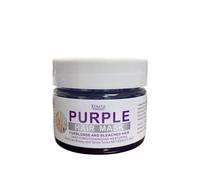 Maschera per capelli viola da 60 ml, balsamo profondo e tonico per capelli biondi e ottonati, idratante, per donne e uomini decolorati, riparazione idratante e trattamento dopo candeggina per capelli