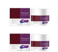 Maschera per capelli viola, maschera per capelli riparatrice al collagene, cura dei capelli riparazione profonda, condizionante riparazione e ammorbidimento dei capelli