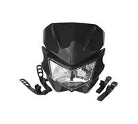 Maschera per carenatura MASO Motorcycles faro frontale (nero), indicatore di direzione, compatibile con Kawasaki KLX 110, KLX 150, KLX 250