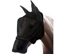Maschera per cavalli antimosche con coprinaso rimuovibile modello Big Mask Horse
