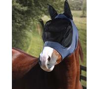Maschera per cavalli antimosche in lycra con rete Lunga per occhi Horses