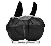 Maschera per cavallo traspirante Protezione elastica per il viso del cavallo che respinge le mosche per copertura universale regolabile per cavallo (Taglia S (71 * 112 * 35 cm))