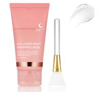 Maschera per collagene Night Wrapping Mask, collagene Overnight Wrapping Peel Off facciale, idratante notturno, maschera viso idratante (confezione da 1/pacchetto di scoperta)