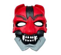 Maschera per costume da diavolo con schiuma PU e scolpito | Una copertura per il viso per adulti e adolescenti, look a tema diavolo per foto di Halloween, carnevale e palcoscenico