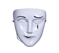 Maschera per costume unico, copertura integrale creativa per il viso triste e, copertura integrale unica per eventi in costume