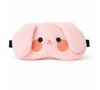 Maschera per Dormire Animale, 3D Coniglio Maschere da Sonno in Peluche Soffice Morbido, Benda Occhi per Dormire Peluche dei Cartoni Animati Divertenti per Bambini e Adulti