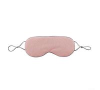 Maschera per dormire con due diverse superfici in tessuto, rinfrescante e calda per le preferenze individuali, copertura completa blocca la luce per un riposo più profondo (rosa)