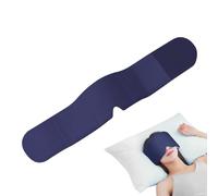 Maschera per dormire con fermento - Blocca la luce al 100%, copertura oculare a doppio lato con perle e imbottitura in cotone, per donne e uomini, viaggi, relax, , aereo, per la notte