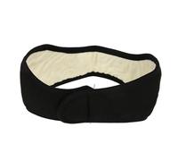 Maschera per Dormire e Paraorecchie 2 in 1 per Uomo e Donna, Paraorecchie per Dormire Insonorizzate Regolabili con Riduzione del Rumore per i Viaggi (BLACK)
