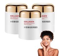 Maschera per dormire in collagene Nella notte, maschera per il viso di collagene durante la notte, elasticità e cura dell'idratazione, migliora il cedimento e l'ottusità (3PC)