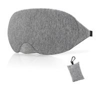 Maschera per dormire in cotone Mavogel - Maschera per dormire che blocca la luce con design aggiornato, morbida e comoda, compatibile con la