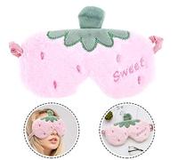 Maschera per Dormire, NALCY Maschera per Gli Occhi Sonno, 3D Peluche Maschera con simpatica decorazione di Sveglio Frutta dei cartoni animati per Bambini Adulti Viaggio