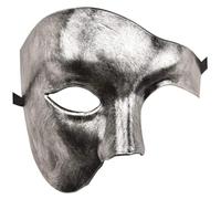 Maschera per feste di Halloween Mardi Gras, maschera mascherata per uomini fantasma della maschera a metà facciata dell'opera Maschera Phantom per la festa in costume