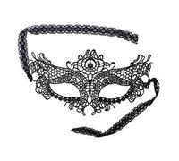 Maschera per feste in maschera, da donna, per feste di Halloween Nero 2 Taglia unica