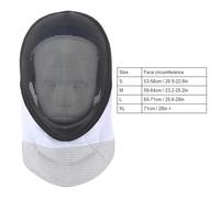 Maschera per fogli di scherma CE350N Standard con bavaglino imbottito per protezione del collo della testa ideale per la pratica quotidiana e la competizione design leggero Design (L