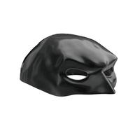 Maschera per gatti realistica - maschera per gatti di Halloween | maschera nera per Halloween per gatto | maschera cosplay | accessori di scena carino e divertente per spettacoli, Halloween, feste in