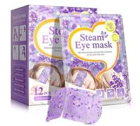 Maschera Per Gli Occhi A Vapore - Maschera Per Il Rilassamento Degli Occhi Da 5,71 Pollici, Maschere A Vapore Calde | Mascheras Per Gli Occhii Usa E Getta Da 12 Pezzi Da 220 G, Delicata Sulla Pelle