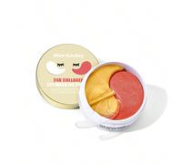 Maschera per gli occhi al collagene 24K SlowSunday, 30 paia, con collagene e oro 24K, maschera per gli occhi al collagene coreana, riduce borse sotto gli occhi, migliora le occhiaie, rassoda la pelle,