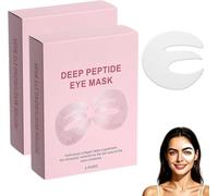 Maschera per gli occhi al collagene con peptidi profondi, patch sotto gli occhi per occhiaie e occhi gonfi, design in tre pezzi copre l'intera area degli occhi per linee sottili e occhiaie (3)